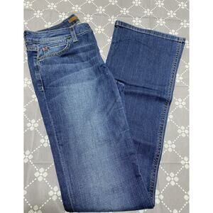 Joe's Jean Women 29x35 Med Blue Wash Mid Rise Honey Bootcut Stretch Denim A7